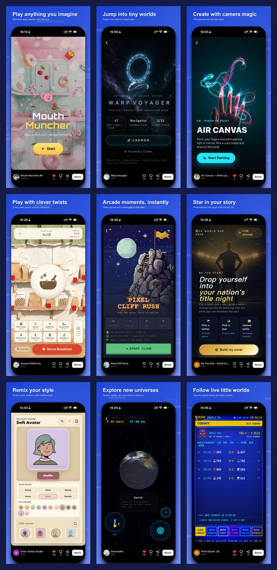 Batch-generated apps